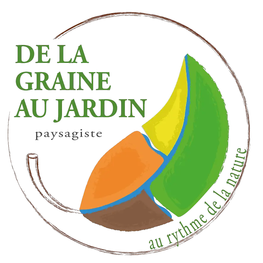 Logo paysagiste DE LA GRAINE AU JARDIN