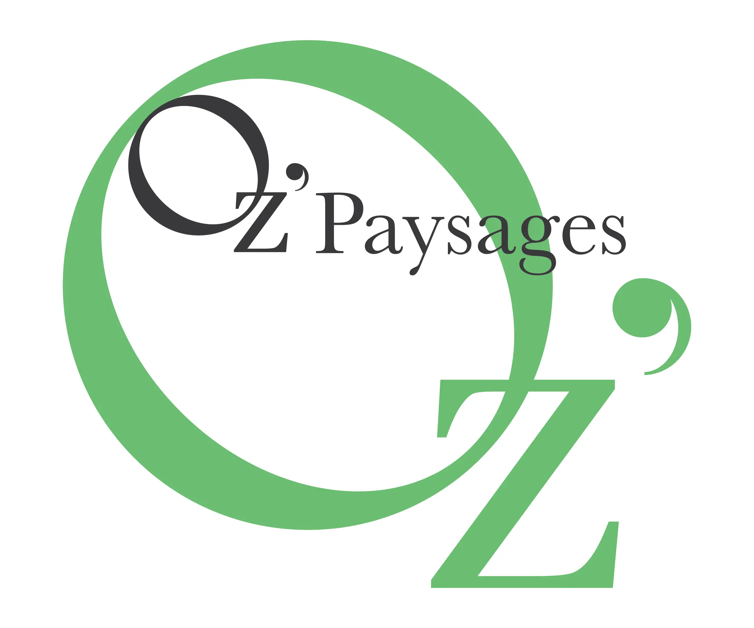 Logo paysagiste OZ’PAYSAGES